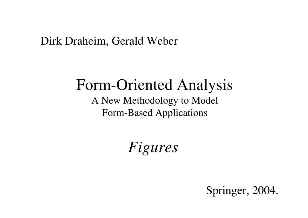 Form-Oriented Analysis: A New Methodology to Model Form-Based Applications